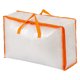 thumbnail image 1 of Almacenamiento de Ropa, Bolsas de Almacenamiento Plegables con Asas, Bolsas de Mudanza para Organizar el Dormitorio, Ropa Naranja 22.8*8.7*14.6in, 1 of 6