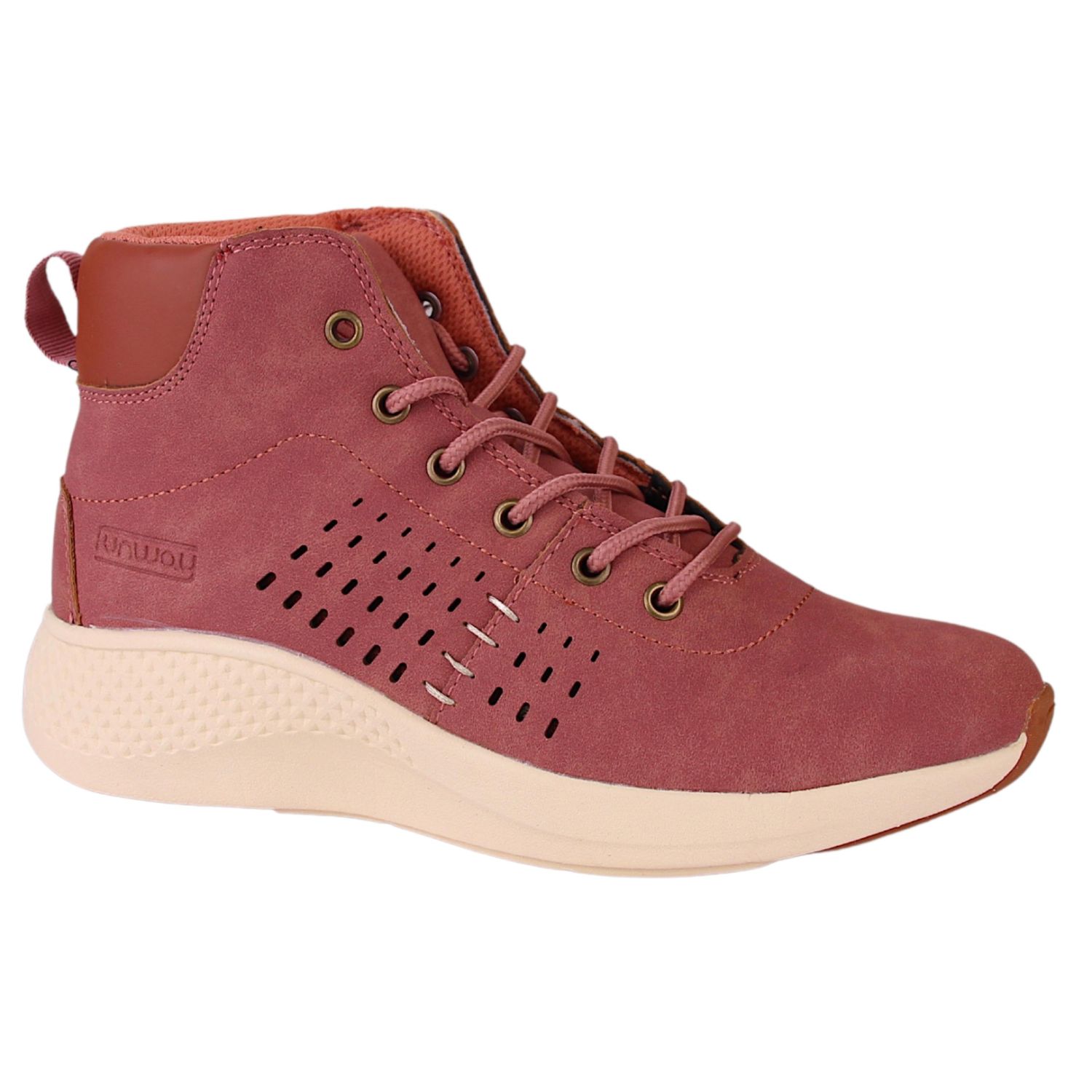 Botin Funway Mujer Iguana-1 Rosado Casual