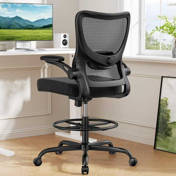 Silla de dibujo Marsail Tall Office con soporte lumbar 2D