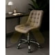 thumbnail image 2 of Silla De Escritorio Ergonómica Tapizada En Terciopelo Premium Modelo Oficina Roma - Café, 2 of 3