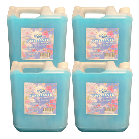 Suavizante Liquido Para Ropa BioGo 5 Lts 4 Unidad