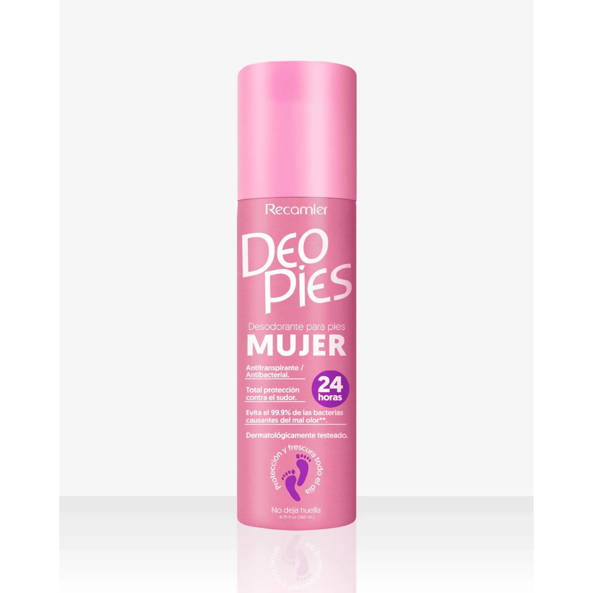 Desodorante Para Pies Spray Mujer 260 ml Deo Pies