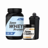Zein - Pack Proteina Whey Cookies And Cream 1 1Kg + Creatina 60Sv + Shaker