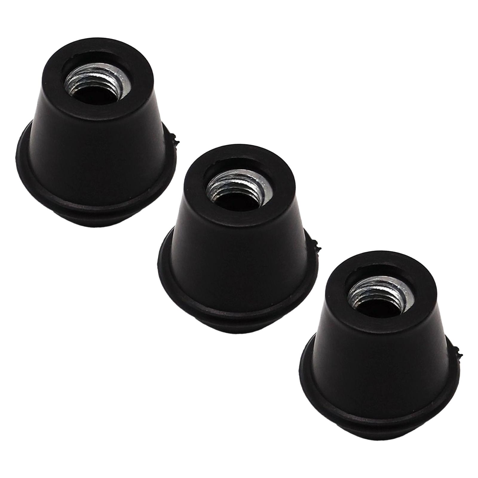 Magideal - 3X Funda Antideslizante Para Pies De Tambor, Soporte Para Estante De Tambor, Piezas De Hardware De Tambor, Accesorio De Tambor De Repuesto, Cubiertas Estilo A