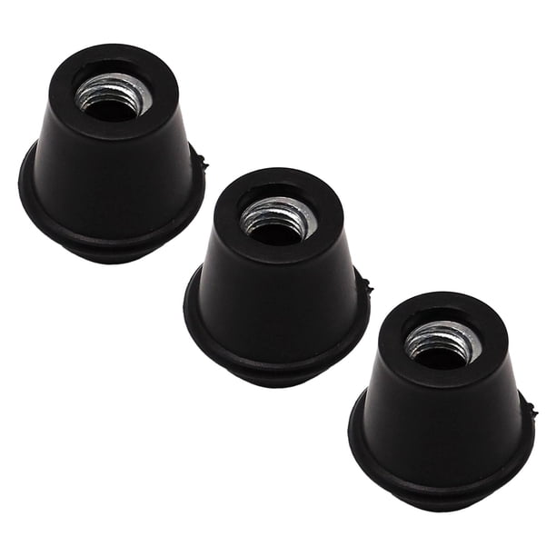 3x funda antideslizante para pies de tambor, soporte para estante de tambor, piezas de Hardware de tambor, accesorio de tambor de repuesto, cubiertas Estilo A