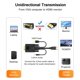 thumbnail image 2 of Cable adaptador AKWOR VGA a HDMI de 1,8 m con audio y alimentación USB, 2 of 7