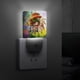 thumbnail image 4 of Lluvia de Albóndigas Luz nocturna LED con sensor de anochecer a amanecer para dormitorio, baño, pasillo, escaleras - Lámpara LED nocturna de enchufe, 0.5W - 1 pieza, 4 of 6