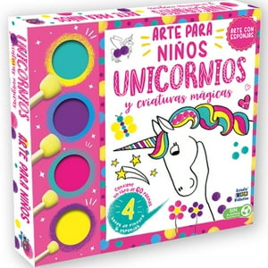 Edimat Libros - Unicornios -Arta Con Esponjas-