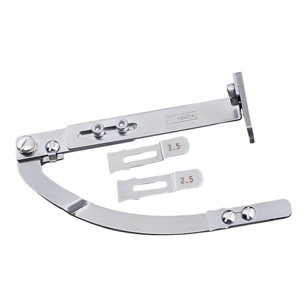 Barra guía de acolchado, guía de costura, accesorios de costura, herramientas, máquina de coser industrial robusta de puntada de cadeneta para vehícul