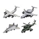 thumbnail image 2 of 4x Aleación Diecast Metal Jet Plane Pullback Mecanismo Luchador Juguetes Pintura, 2 of 2