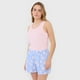 thumbnail image 3 of Pijama Mujer Rib Encaje Rosado Flores Corona, 3 of 5
