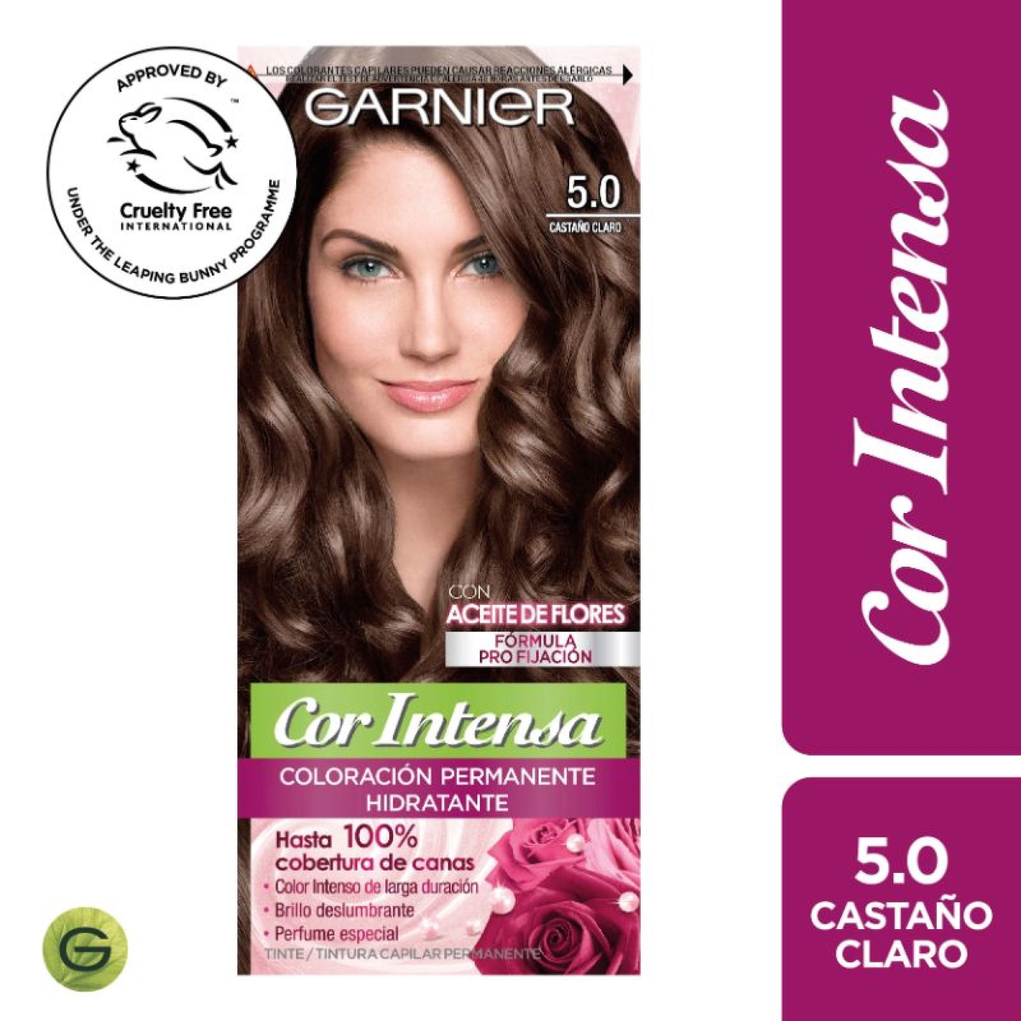 Coloración Cor Intensa Garnier Cabello 5.0 Castaño Claro