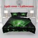 thumbnail image 1 of 3pcs Bremen Green Light Stadium Themed Bedding Set Duvet Cover and Pillowcases, 1 of 5