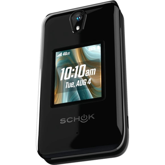Teléfono Flip Schok VoltFlip Liberado Negro 8 MP 1650 mAh