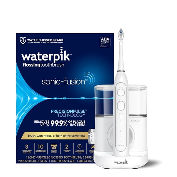 Cepillo Waterpik SonicFusion con irrigador de 16 oz (473 ml)