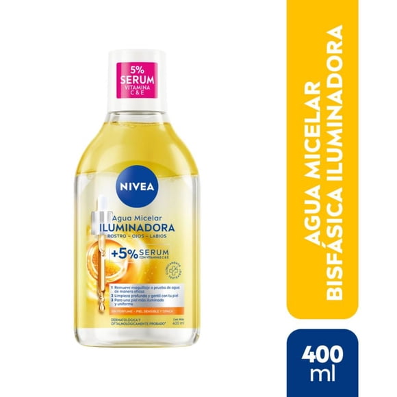 Agua micelar Nivea Bifásica Iluminadora