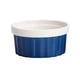 thumbnail image 1 of Cuenco De Cerámica Duradero Para Hornear De Porcelana Para Soufflé, Creme Brulee Blue, 1 of 5