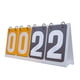 thumbnail image 2 of 4 Dígitos Flip Score Board Juego Grande Para Pelota De Tenis Baloncesto Voleibol Amarillo Gris, 2 of 5
