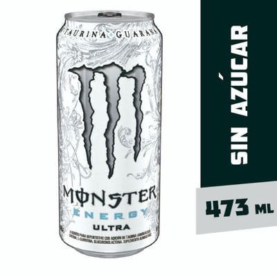 Bebida Energética Ultra Sin Azúcar Lata 473 Ml Monster