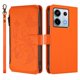 thumbnail image 2 of Funda Cartera Mariposa para [Xiaomi Redmi Note 13 Pro 5G] con Soporte y Cremallera Naranja, 2 of 6