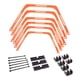 thumbnail image 5 of Anillos de Agilidad Hexagonales Juego de Pies de Agilidad Escalera de Entrenamiento Y Vallas de Velocidad Entrenamiento Multifunción Escalera de Agili Naranja, 5 of 5