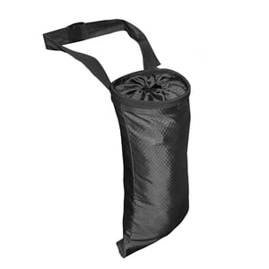 Bothyi - Bolsa De Basura Para Coche, Bolsa De Basura De Carretera Alta A Prueba De Fugas Para Coche, Patrón De Bola Negra Para Viajes Al Aire Libre