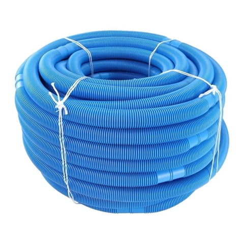 Magideal - Manguera De Aspiración Para Piscinas Subterráneas, Manguera De Succión Para Piscinas, Manguera De Limpieza De Tuberías De 6,3 M, Bombas De Filtro, Tubería Flexible, Tubería De Drenaje Azul