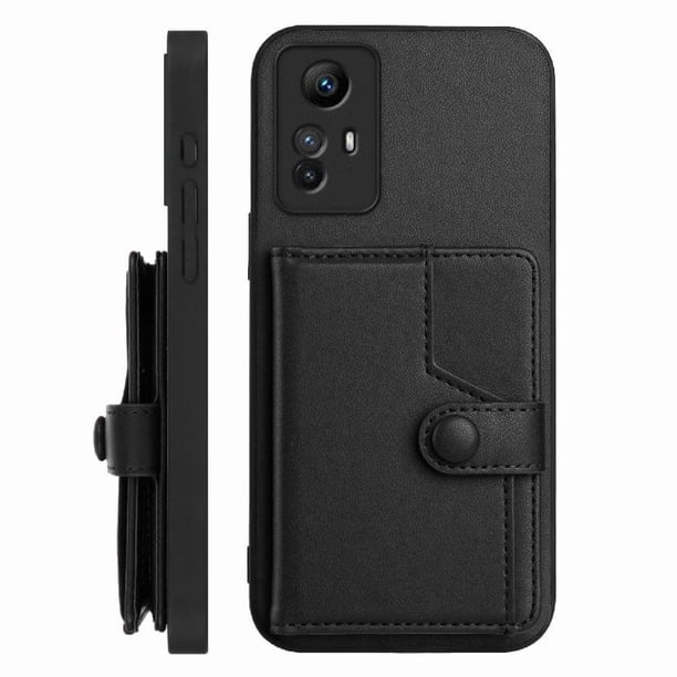 FOXDOCK Funda para Xiaomi Redmi NOTE12s 4G con Bloqueo RFID - Diseño Elegante con Cierre de Botón