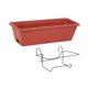 thumbnail image 1 of Maceta Colgante Para Balcón, Decoración Exterior De Patio, Para Barandilla/valla, Color Rojo, 1 of 5