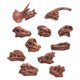 thumbnail image 2 of Modelo De Calavera De Dinosaurio Fósil Simulado Decoración Del Hogar Utilería De Enseñanza Decorativa Marrón, 2 of 5