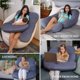 thumbnail image 3 of Almohada Embarazo U Pharmedoc Gris Ajustable Cuerpo Completo, 3 of 3