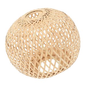 Ioensy - Pantalla De Bambú Tejida A Mano Rústica Para Isla De Cocina Casa De Té 18X19Cm