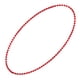 thumbnail image 1 of Collar Blinkee con cuentas lisas, redondas y opacas, color rojo Mardi Gras, 12 unidades, 1 of 2