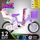 thumbnail image 2 of Bicicleta Aro 12 Infantil Con Peluchero Lila Angel, 2 of 3