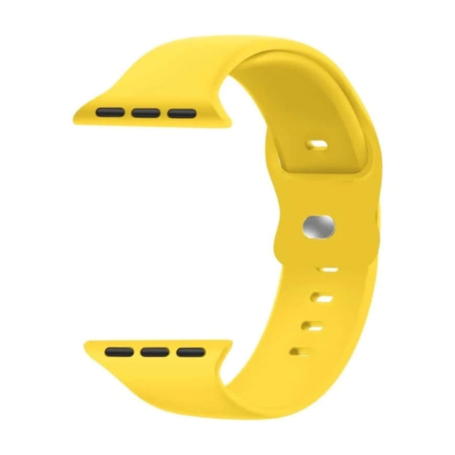 Genérico - Correa Smartwatch Silicona Amarillo M/l 42x44x45mm