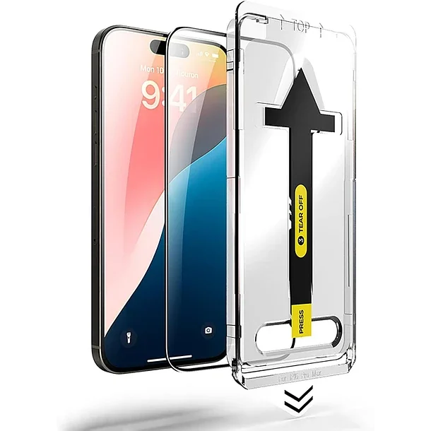 Banana Tienda - Lamina Pantalla Para Iphone 17 Pro Auto Instalable