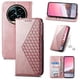 thumbnail image 3 of Funda Flip FOXDOCK para Realme 13 Pro 5G , Estilo Billetera con Diseño Rombo, Correa de Mano y Soporte, Uso Diario, 3 of 6