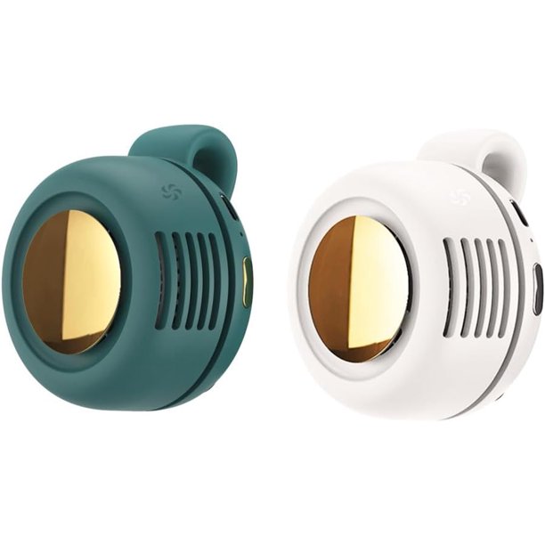 Miniventilador portátil silencioso sin aspas 360° rotación clip camisa cintura 3 velocidades