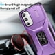 thumbnail image 2 of Funda Armada para Samsung Galaxy A16 con Tapa Deslizante y Soporte Magnético Giratorio Morado, 2 of 5