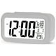 thumbnail image 1 of Reloj Despertador Digital Luz Lcd Temperatura Fecha Blanco, 1 of 3
