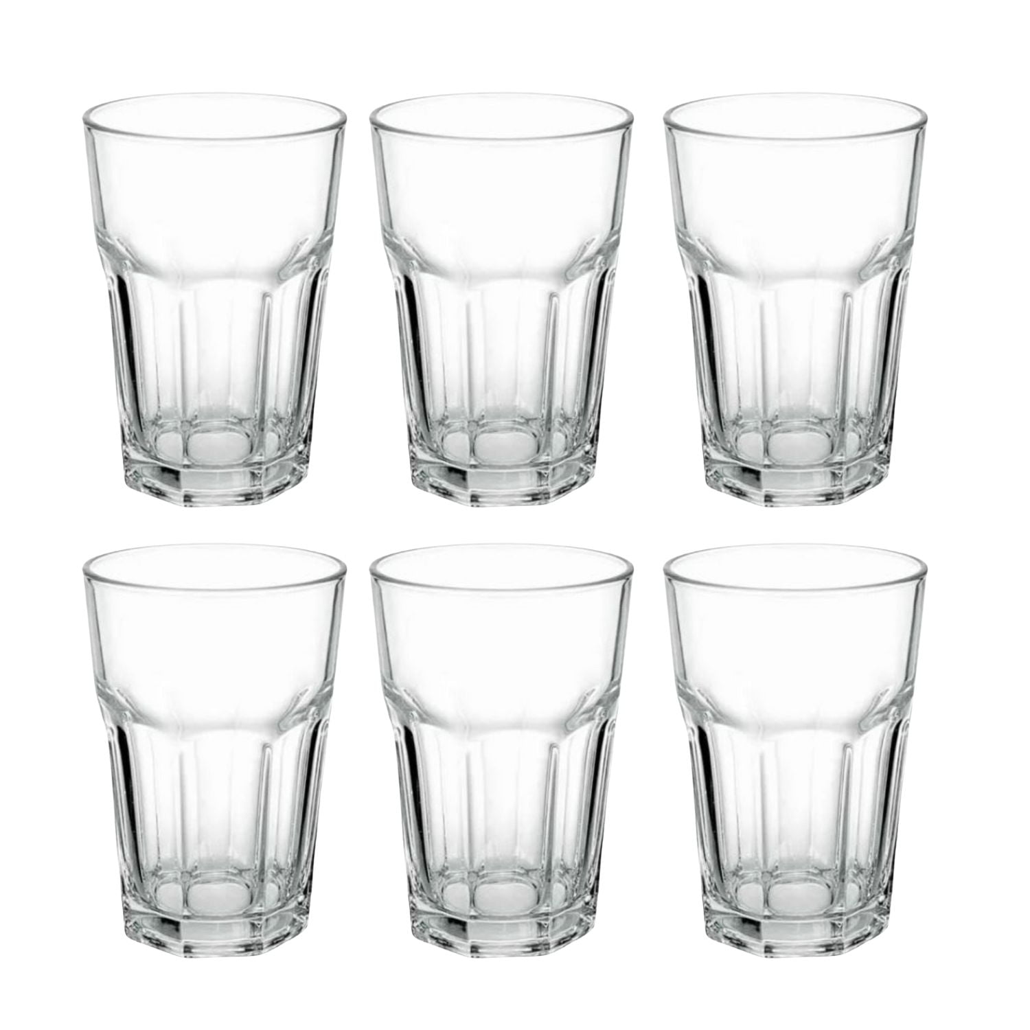 Set 6 Vaso Vidrio Bristol 520ml Nadir Transparente