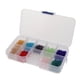 thumbnail image 3 of 10 Colores Cuentas De Vidrio Transparente Cuentas Sueltas Para Pendientes Pulsera Cuentas Espaciadoras, 3 of 5