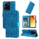thumbnail image 1 of Funda tipo cartera FOXDOCK para Vivo V25E 4G , diseño girasol en relieve, cuero PU, cierre magnético, soporte y tarjetero, 1 of 5