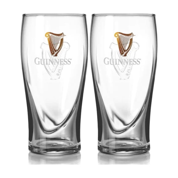 Vaso tipo pinta Guinness Flying Toucan & Tortoise 590 mL, pack de 2