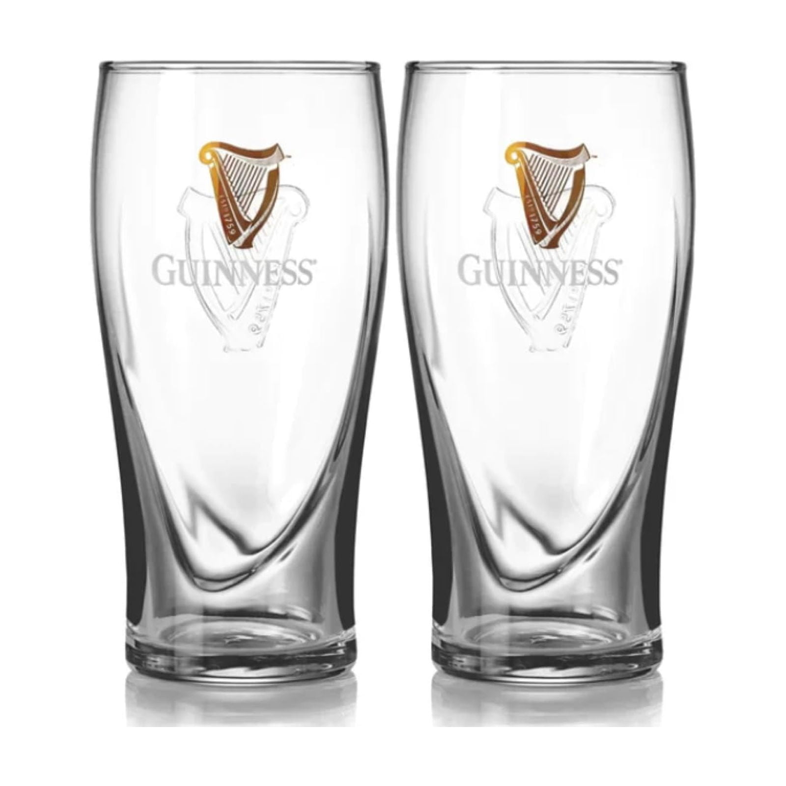 Set Oficial De 2 Vasos Para Cerveza Guinness De 591 Ml