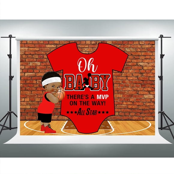 Telón de fondo VIDMOT 2,13 × 1,52 m Oh Baby Baloncesto