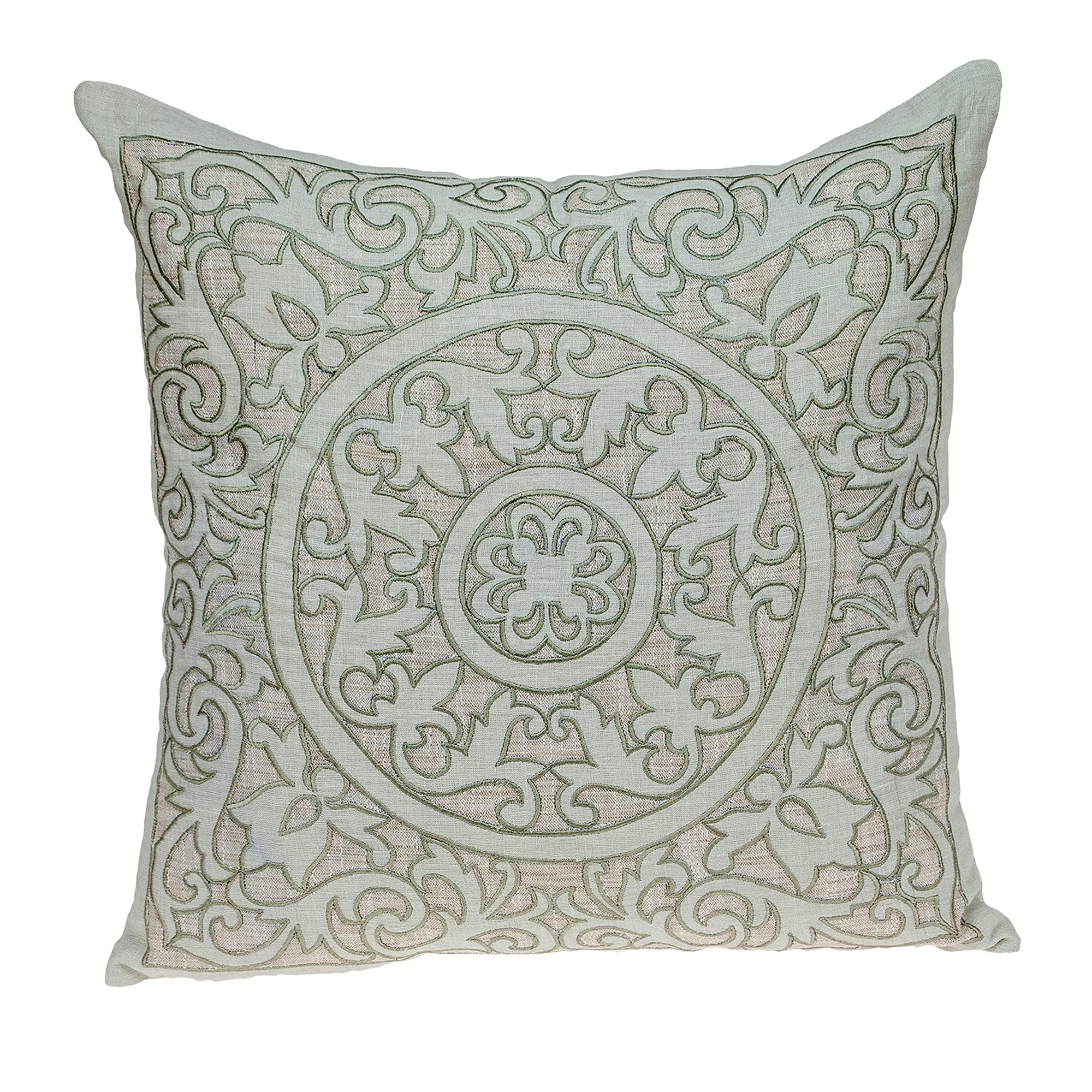 Funda De Almohada Parkland Collection Fluera Beige Con Inserto De Poliéster