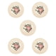 thumbnail image 2 of Posavasos Retro De 5 Piezas Para Bebidas, Para Mesa De Café, Oficina, Estilo Rústico, Color Beige, 2 of 3