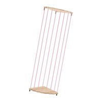 Bothyi - Soporte De Madera Para Juguetes De Peluche En Forma De Esquina, Portátil, Para Sala De Juegos De Niños, Sala De Estar, Guardería, Color Rosa