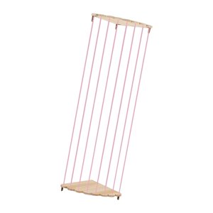 Bothyi - Soporte De Madera Para Juguetes De Peluche En Forma De Esquina, Portátil, Para Sala De Juegos De Niños, Sala De Estar, Guardería, Color Rosa